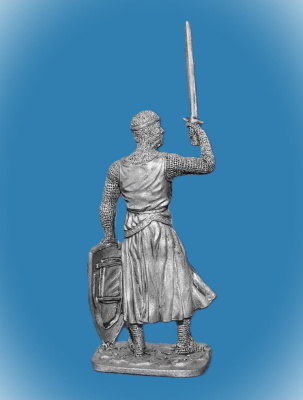 Картинка 137. Оловянный солдатик Вильям Лонгспи, граф Солсбери. Англия, нач. 13 в., 54мм  от магазина Масштаб