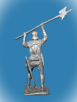 Картинка 167. Оловянный солдатик Швейцарский алебардщик, 15 в, 54мм  от магазина Масштаб