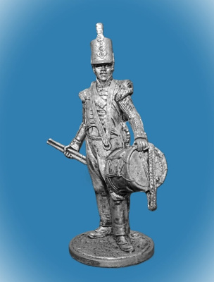 Картинка NAP-090 Оловянный солдатик Барабанщик. Великобритания, 1810-15, 54 мм  от магазина Масштаб