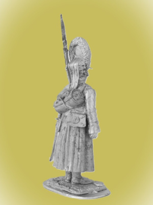 Картинка P-154 Рядовой лейб-гвардии Преображенского полка, 1802-1805 гг., 54 мм, металл  от магазина Масштаб