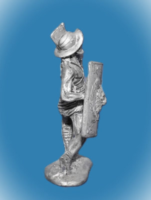 Картинка 079. Оловянный солдатик Римский гладиатор Самнит, 54мм  от магазина Масштаб