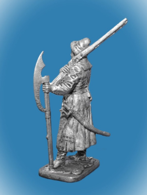 Картинка 200. Оловянный солдатик Московский стрелец, 17 в, 54мм  от магазина Масштаб