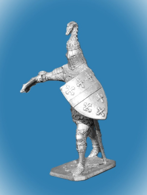 Картинка 105. Оловянный солдатик Томас де Бошам, граф Уорвик. Англия, 14 в., 54мм  от магазина Масштаб