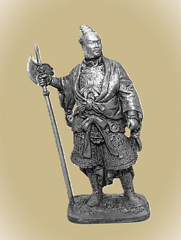 Картинка 54-37 Китайский средневековый генерал   54 мм.  от магазина Масштаб