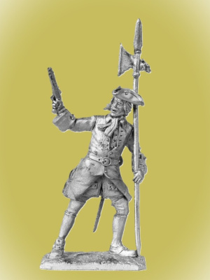 Картинка P-246 Сержант лейб-гвардии Семеновского полка, 1702-1712 г.г., 54мм  от магазина Масштаб