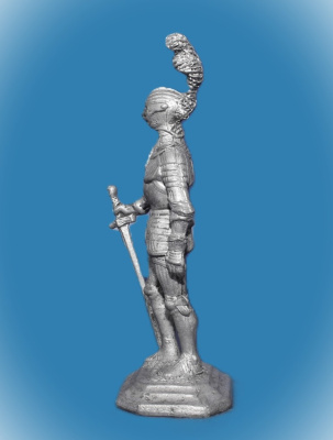 Картинка 008. Оловянный солдатик Рыцарь. Германия, нач. 16 века  от магазина Масштаб