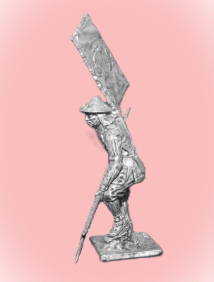 Картинка 138. Оловянный солдатик Асигару. Япония, 1500-1600 гг., 54мм  от магазина Масштаб
