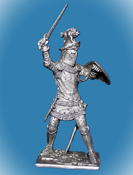 Картинка 157. Оловянный солдатик Граф Оксфорд середина 14в, 54мм  от магазина Масштаб