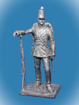 Картинка 125. Оловянный солдатик Рядовой австрийской пехоты, 1859г., 54мм  от магазина Масштаб