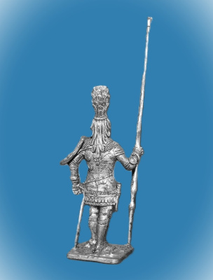 Картинка 103. Оловянный солдатик  Сэр Эдмунд де Торп. Англия, конец 14 – нач. 15 в., 54мм  от магазина Масштаб
