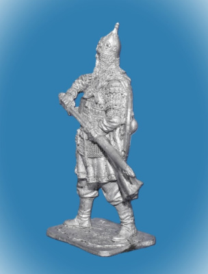 Картинка 301. Оловянный солдатик Добрыня, Воевода князя Владимира, 990 год, 54 мм  от магазина Масштаб