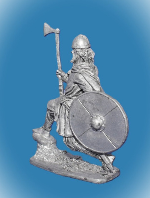 Картинка 210. Оловянный солдатик Викинг, 9-10 вв., 54мм  от магазина Масштаб