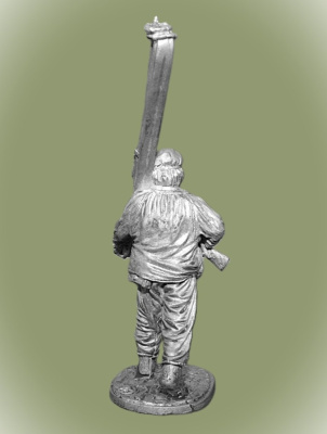 Картинка WWII-053 Автоматчик лыжных батальонов Красной Армии, 1941-44 гг. СССР  54 мм  от магазина Масштаб