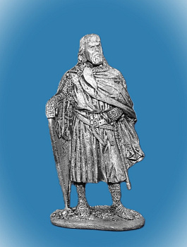 Картинка 019. Оловянный солдатик Рыцарь госпитальер 1248-59гг, 54 мм  от магазина Масштаб