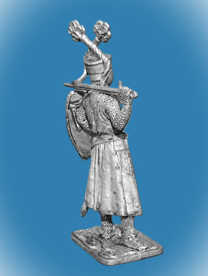 Картинка 358 Оловянный солдатик Генрих I, герцог фон Анхальт, 12-13вв., 54 мм  от магазина Масштаб