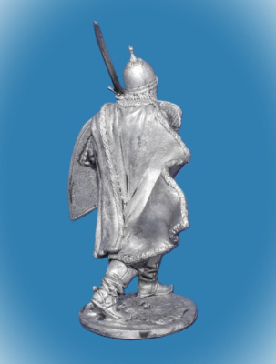 Картинка 277. Оловянный солдатик Рязанский воевода боярин Евпатий Коловрат, 1238 г, 54 мм  от магазина Масштаб