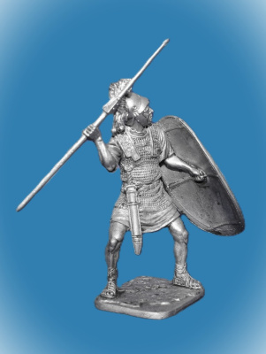 Картинка 176. Оловянный солдатик Римский легионер, 3-1 в до н.э., 54мм  от магазина Масштаб