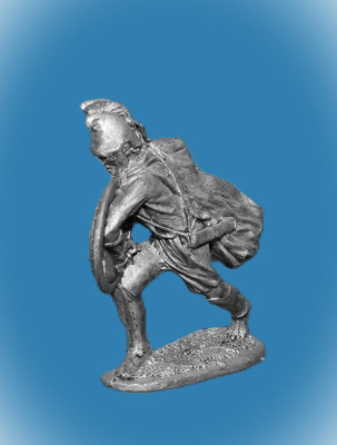 Картинка 006. Оловянный солдатик Македонский гоплит, 4 век до н.э.  от магазина Масштаб