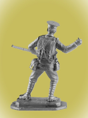 Картинка P-089 Британский рядовой с гранатой, 1915 г, 54 мм, металл  от магазина Масштаб