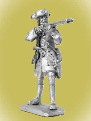 Картинка P-247 Пикинер Смоленского пехотного полка, 1715 г., 54мм  от магазина Масштаб