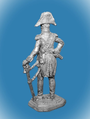 Картинка 055. Оловянный солдатик Маршал Франции 1805-15гг, 54мм  от магазина Масштаб