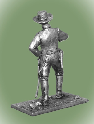 Картинка CW-015 Оловянная миниатюра Трубач американской армии, 1861 – 65 гг., 54 мм  от магазина Масштаб