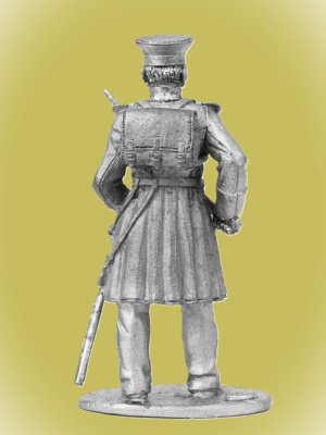 Картинка P-230 Обер-офицер пеших полков Симбирского ополчения, 1812-1813 гг., 54мм  от магазина Масштаб