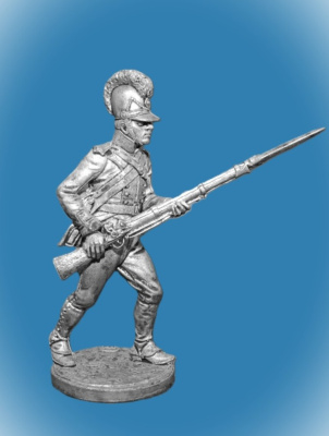 Картинка NAP-026 Оловянный солдатик Фузилер 9-го линейного полка фон Изенбурга Бавария 1806-07 гг., 54 мм  от магазина Масштаб