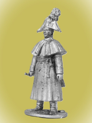 Картинка P-232 Офицер пехотных полков, 1812-1813 гг., 54мм  от магазина Масштаб