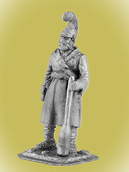 Картинка P-092 Партизан с дубиной, 1812 г, 54 мм, металл  от магазина Масштаб