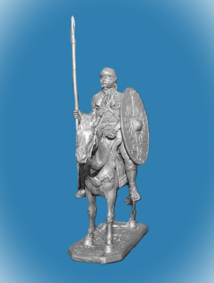 Картинка 087 Оловянный солдатик Конный римский солдат вспомогательных войск, 54мм  от магазина Масштаб