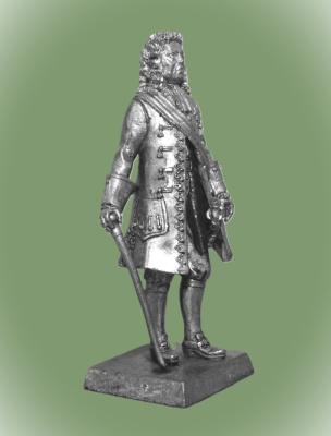Картинка MMW0002 Оловянная миниатюра Василий Никитич Татищев (1686 – 1750), 54 мм  от магазина Масштаб