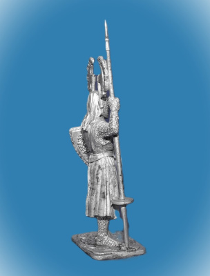 Картинка 325. Оловянный солдатик Вальтер фон Клинген. Германия, 13 век, 54 мм  от магазина Масштаб