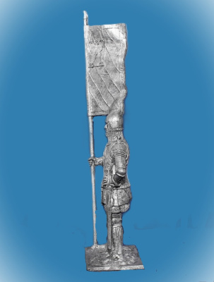Картинка 145. Оловянный солдатик Жан де Монтагю, сэр Сомбернон. Бургундия, 14 в., 54мм  от магазина Масштаб