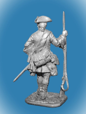 Картинка 282. Оловянный солдатик Фузилер армии Петра 1, 54 мм  от магазина Масштаб