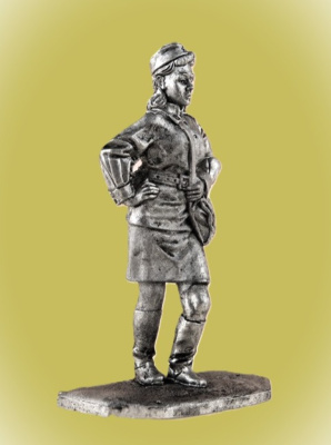 Картинка P-051 Санитарка РККА, 1943-1945 гг., 54 мм, металл  от магазина Масштаб