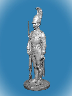 Картинка NAP-098 Оловянный солдатик Русский драгун, 1810-14 гг, 54 мм  от магазина Масштаб