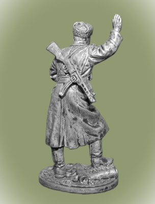 Картинка WWII-012 Старший сержант - артиллерист, командир орудия, 1943-45 гг. , СССР ,54 мм.  от магазина Масштаб