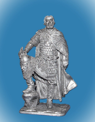 Картинка 350 Оловянный солдатик Князь Мстислав Удатный (? - 1228г.), 54 мм  от магазина Масштаб