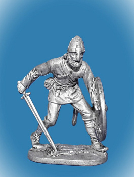 Картинка 285. Оловянный солдатик Викинг, 54 мм  от магазина Масштаб
