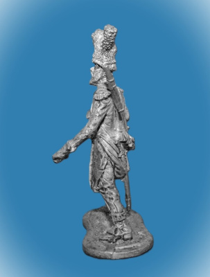 Картинка 047. Оловянный солдатик Сапер линейной пехоты Франция1804-14гг, 54мм  от магазина Масштаб
