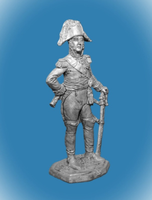 Картинка 055. Оловянный солдатик Маршал Франции 1805-15гг, 54мм  от магазина Масштаб