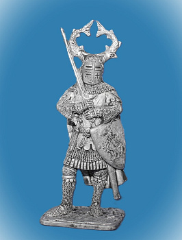 Картинка 316. Оловянный солдатик Граф Крафт фон Тоггенбург, 14 век, 54 мм  от магазина Масштаб