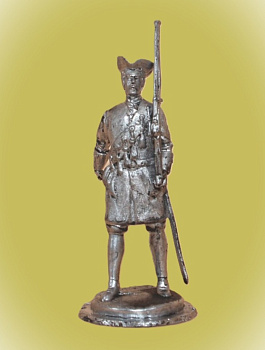Картинка P-146 Фузелер артиллерийского полка, 1706 г., 54 мм, металл  от магазина Масштаб