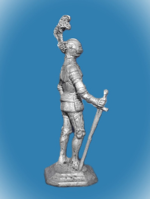 Картинка 008. Оловянный солдатик Рыцарь. Германия, нач. 16 века  от магазина Масштаб