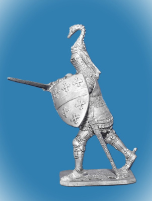 Картинка 105. Оловянный солдатик Томас де Бошам, граф Уорвик. Англия, 14 в., 54мм  от магазина Масштаб