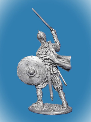 Картинка 022. Оловянный солдатик Русский богатырь 10в, 54мм  от магазина Масштаб