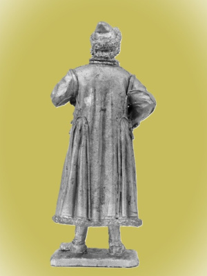 Картинка P-458 Петр I, в польском кафтане, 1693 г., 54 мм, металл  от магазина Масштаб