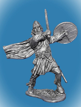 Картинка 072. Оловянный солдатик Викинг 11в, 54мм  от магазина Масштаб