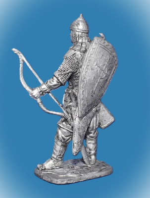 Картинка 199. Оловянный солдатик Русский лучник, 14-15 вв., 54мм  от магазина Масштаб